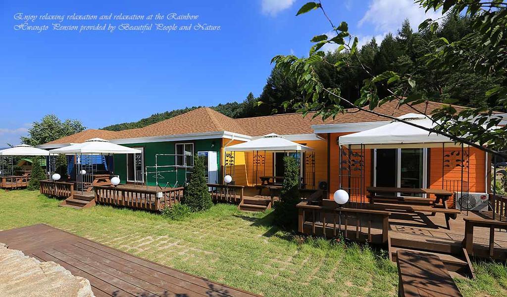 Rainbow Hwangto Pension Phjongcshang Kültér fotó