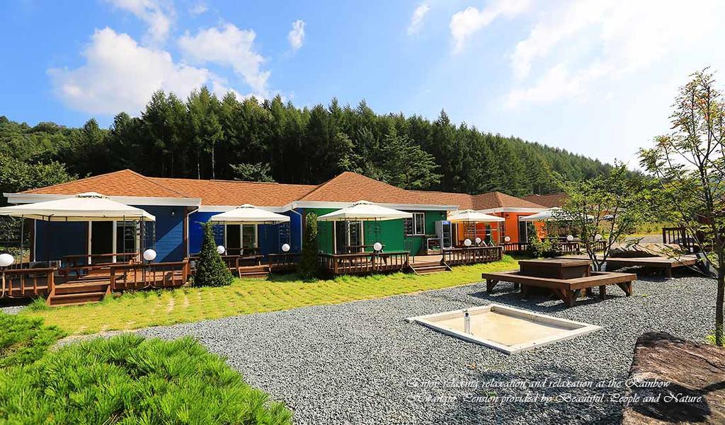 Rainbow Hwangto Pension Phjongcshang Kültér fotó